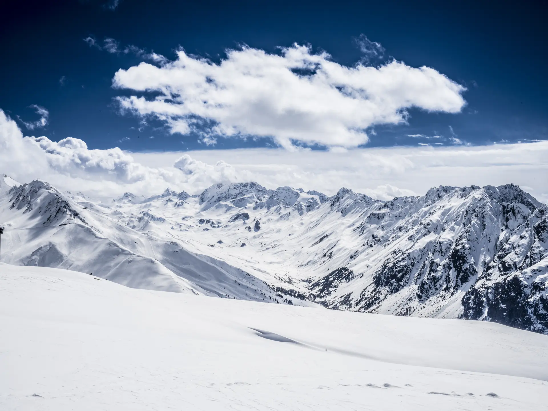 Winterlandschaft Ischgl Silvretta Arena